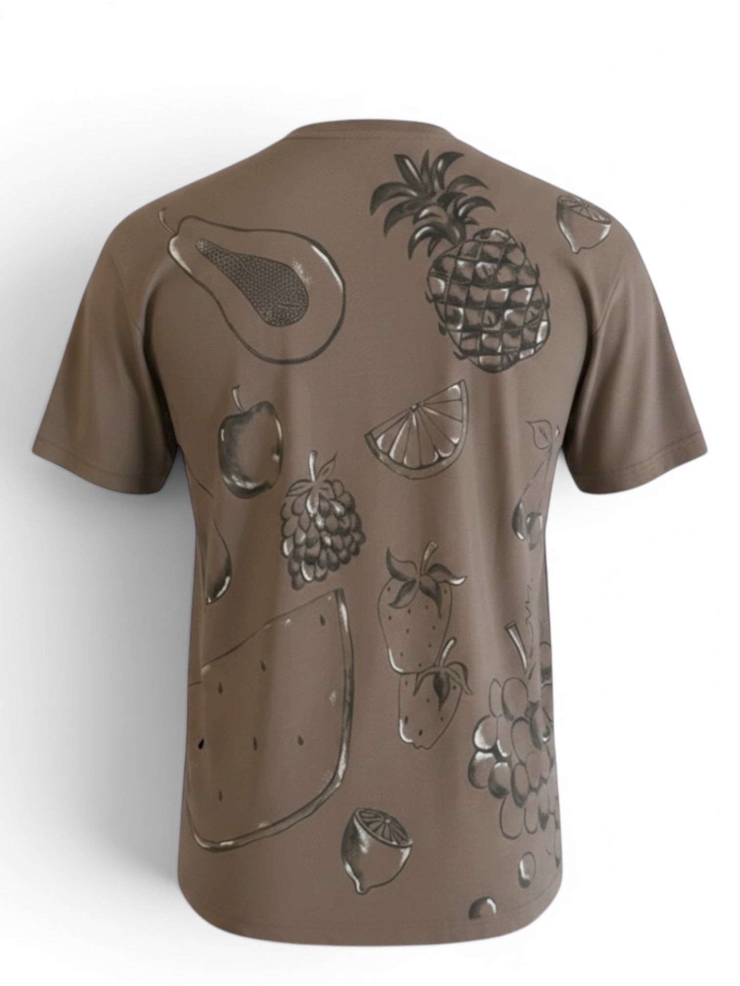 Custom Shirt with Denim and Freehand Art